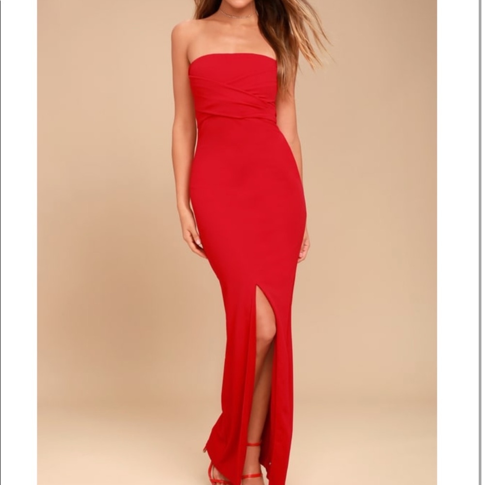 Lulus own the night Red dress